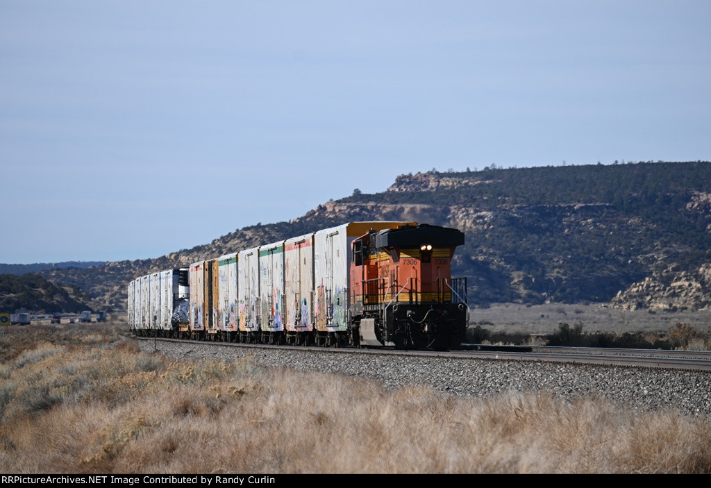 BNSF 7306 Rear DPU